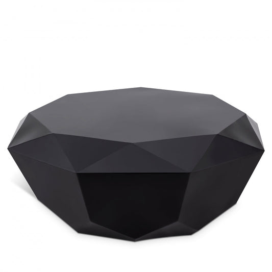 Gemma Stainless Steel Coffee Table - Black