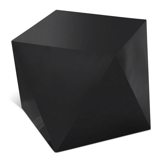 Gemma Stainless Steel End / Side Table - Black