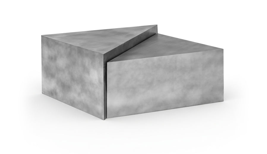 Zani Iron Coffee Table - Silver