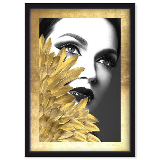 B&W Feathered Couture Cover II