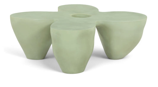 Fiore Concrete Indoor/Outdoor Coffee Table - Green