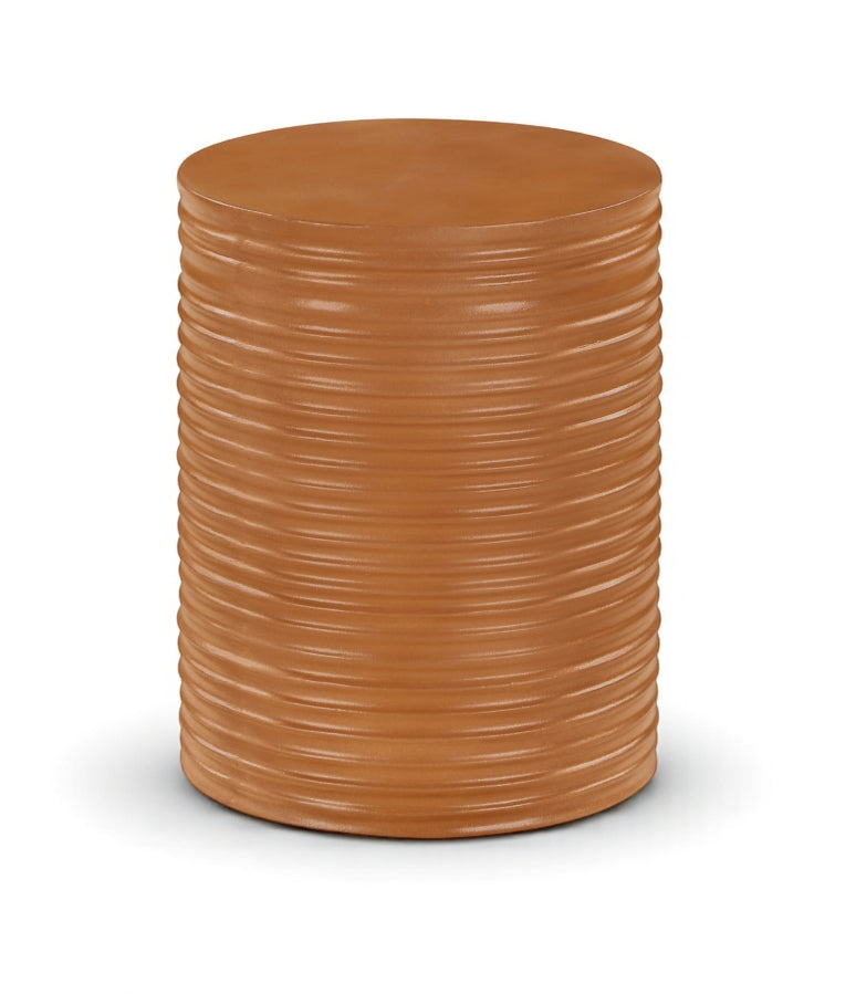 Nobi Concrete Indoor/Outdoor End Table - Terracotta