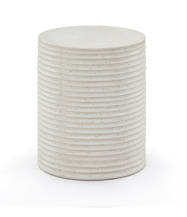 Nobi Concrete Indoor/Outdoor End Table - Terrazzo