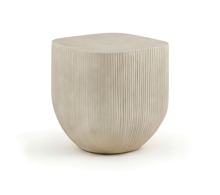 Sonara Concrete Indoor/Outdoor End / Side Table - Beige