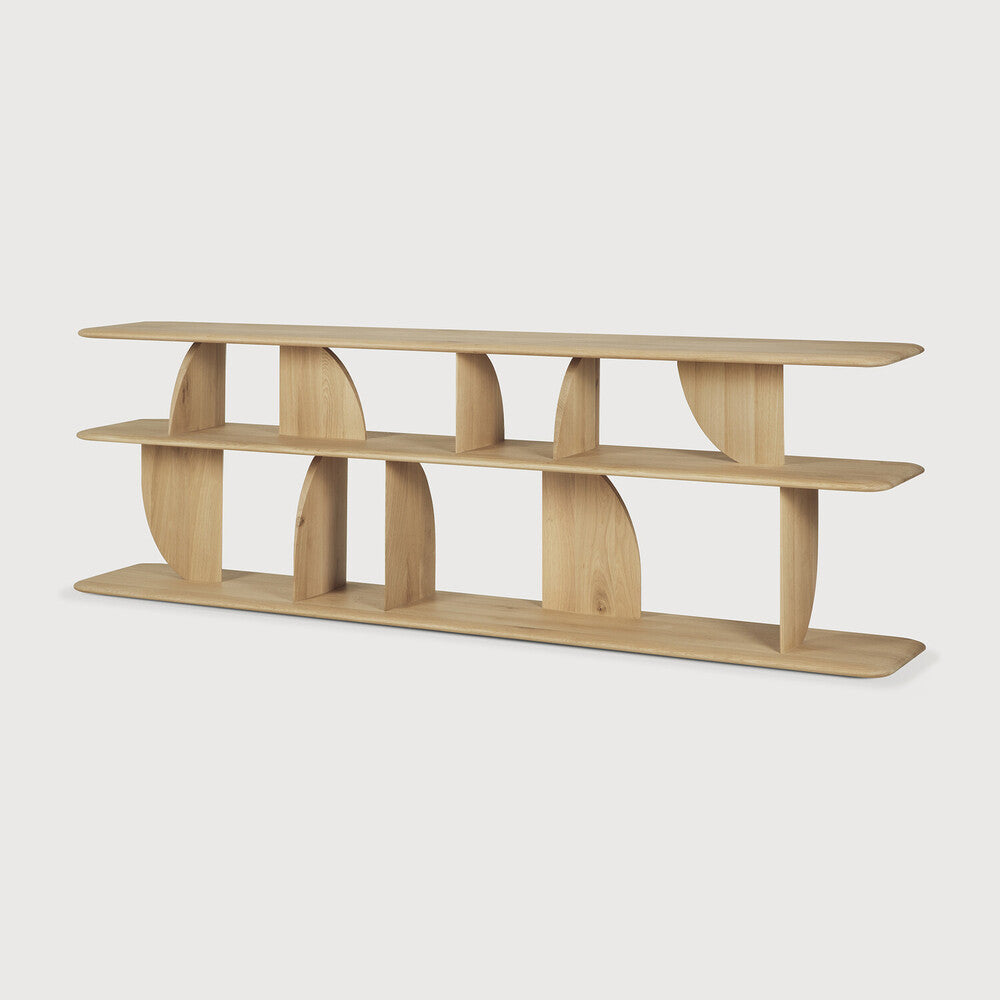 Natural Geometric Sofa Console
