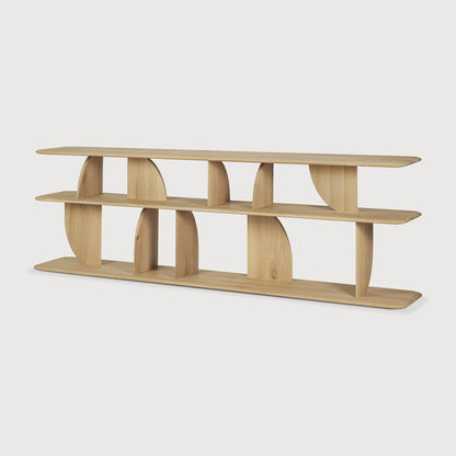 Natural Geometric Sofa Console