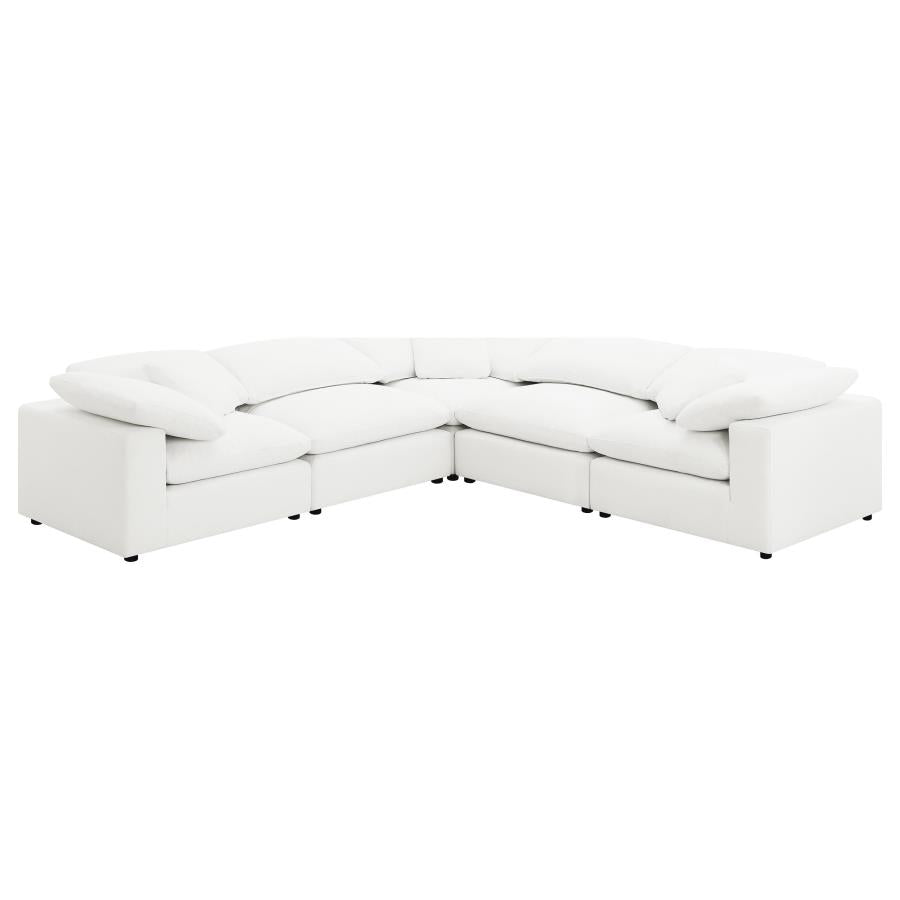 RALEIGH 5-PIECE BOUCLE UPHOLSTERED