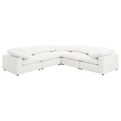 RALEIGH 5-PIECE BOUCLE UPHOLSTERED