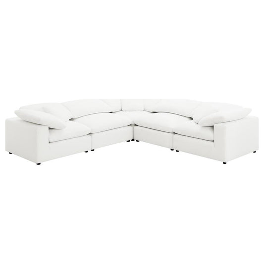RALEIGH 5-PIECE BOUCLE UPHOLSTERED