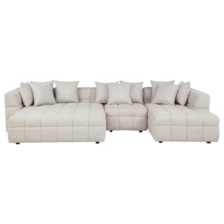 AMARA 4-PIECE UPHOLSTERED SECTIONAL SOFA