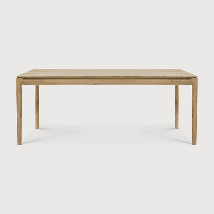 79" Varnished Oak Bok Dining Table