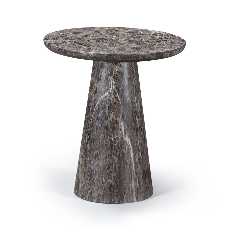 Cassino Concrete Indoor/Outdoor End Table - Brown