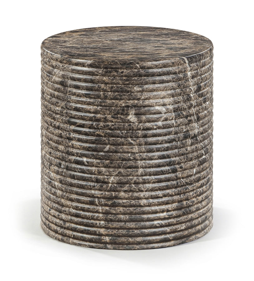 Rapallo Concrete Indoor/Outdoor End Table - Brown