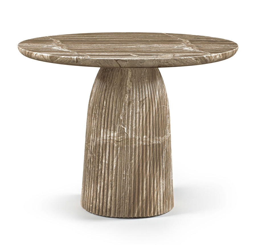 Venosa 42" Concrete Indoor / Outdoor Dining Table - Beige
