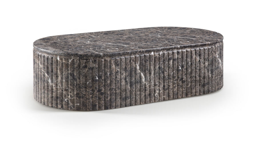 Catania Concrete Indoor/Outdoor Coffee Table - Brown