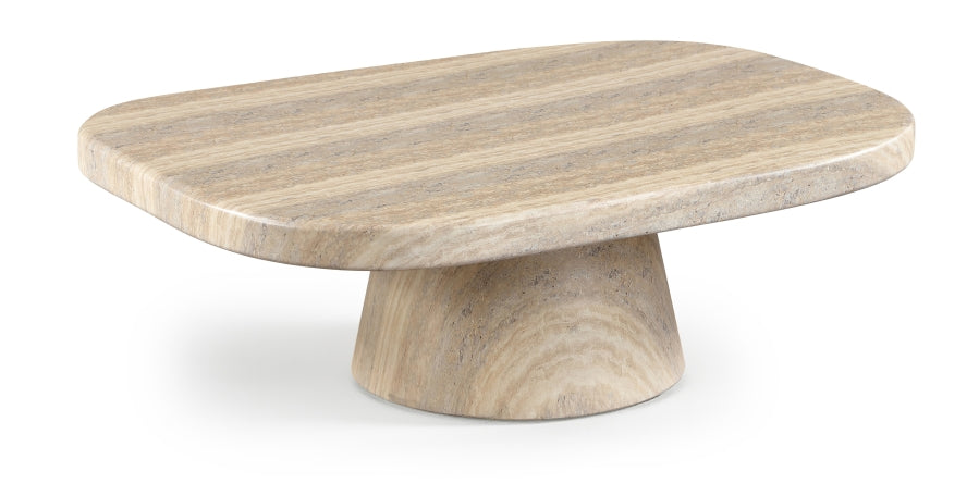 Prato Concrete Indoor/Outdoor Coffee Table - Travertine