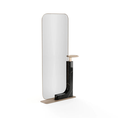 Overlap Floor Mirror Dark