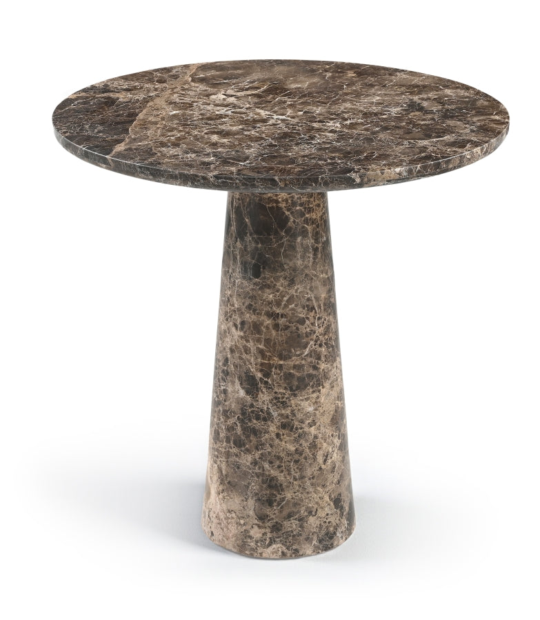 Fontelina 30" Genuine Genuine Marble Bistro Dining Table - Emperador