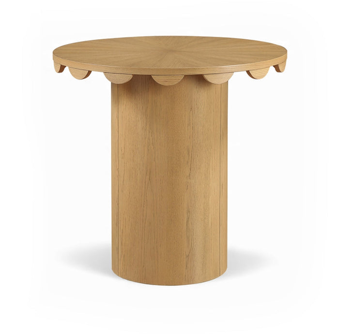 Dahlia 36" Solid Wood And Natural Cane Counter Height Table - Natural