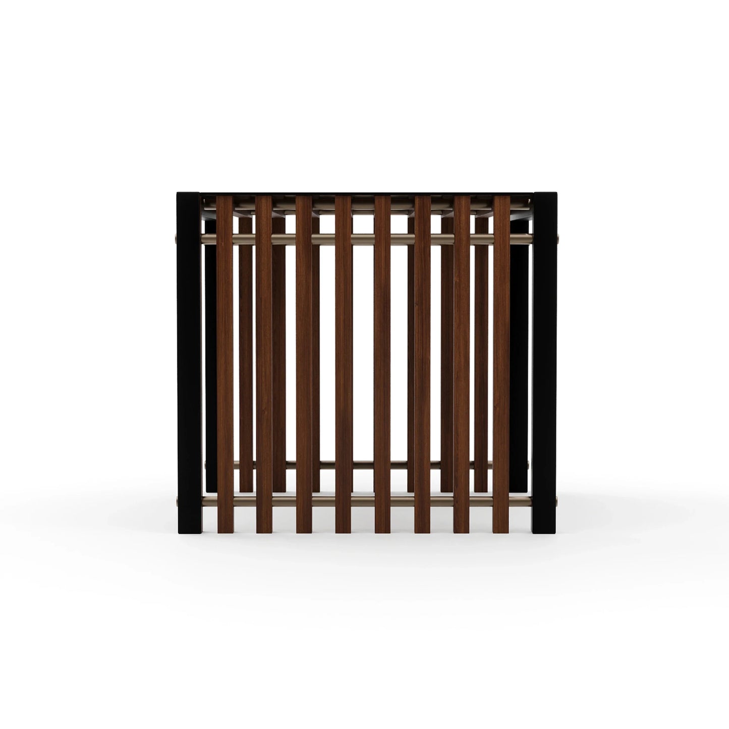 Pinstripe Dark End Table