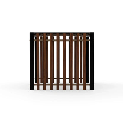 Pinstripe Dark End Table
