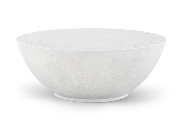 Reggio Concrete Indoor/Outdoor Coffee Table - White