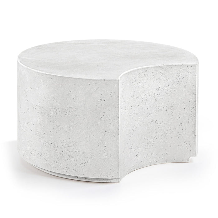 Imperia Concrete Indoor/Outdoor Coffee Table - White