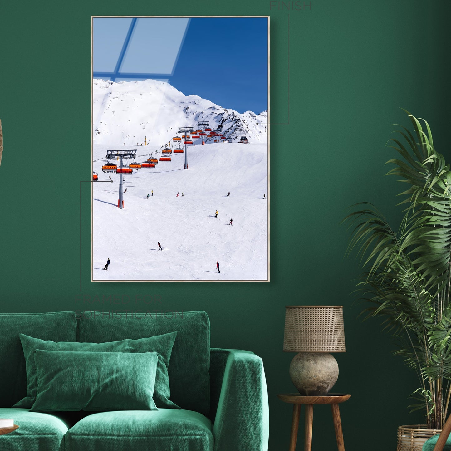 Ski Lift Slope | Acrylic Panel