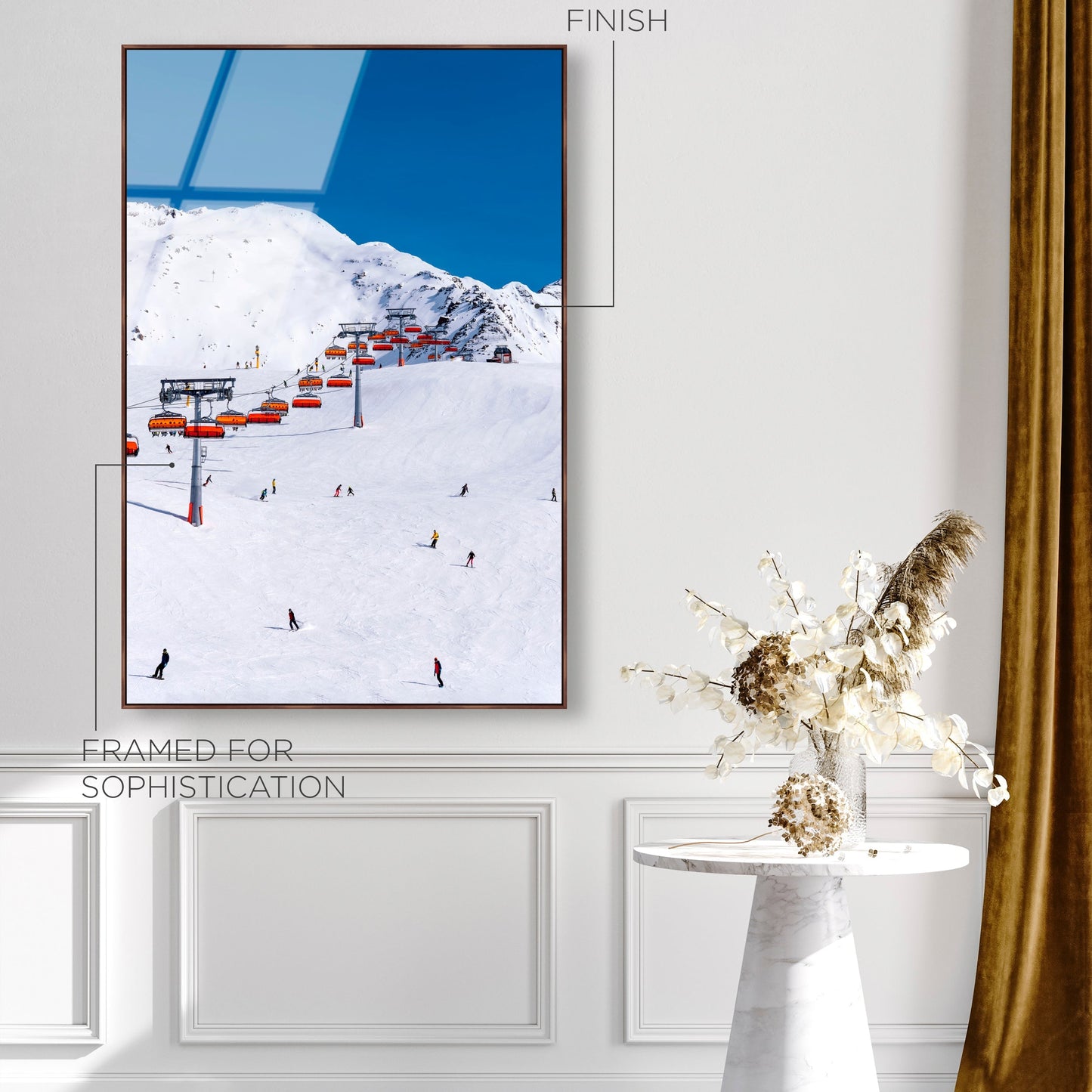 Ski Lift Slope | Acrylic Panel