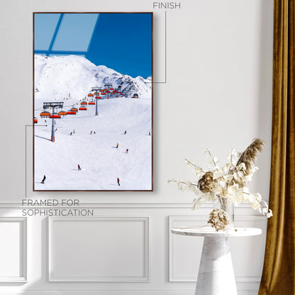 Ski Lift Slope | Acrylic Panel