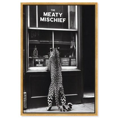 Meaty Mischief - Framed Acrylic Art