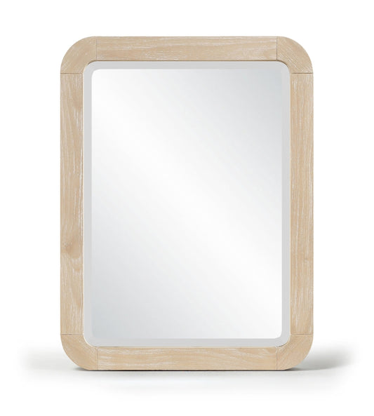 Tiberio Solid Wood Framed Mirror - Natural
