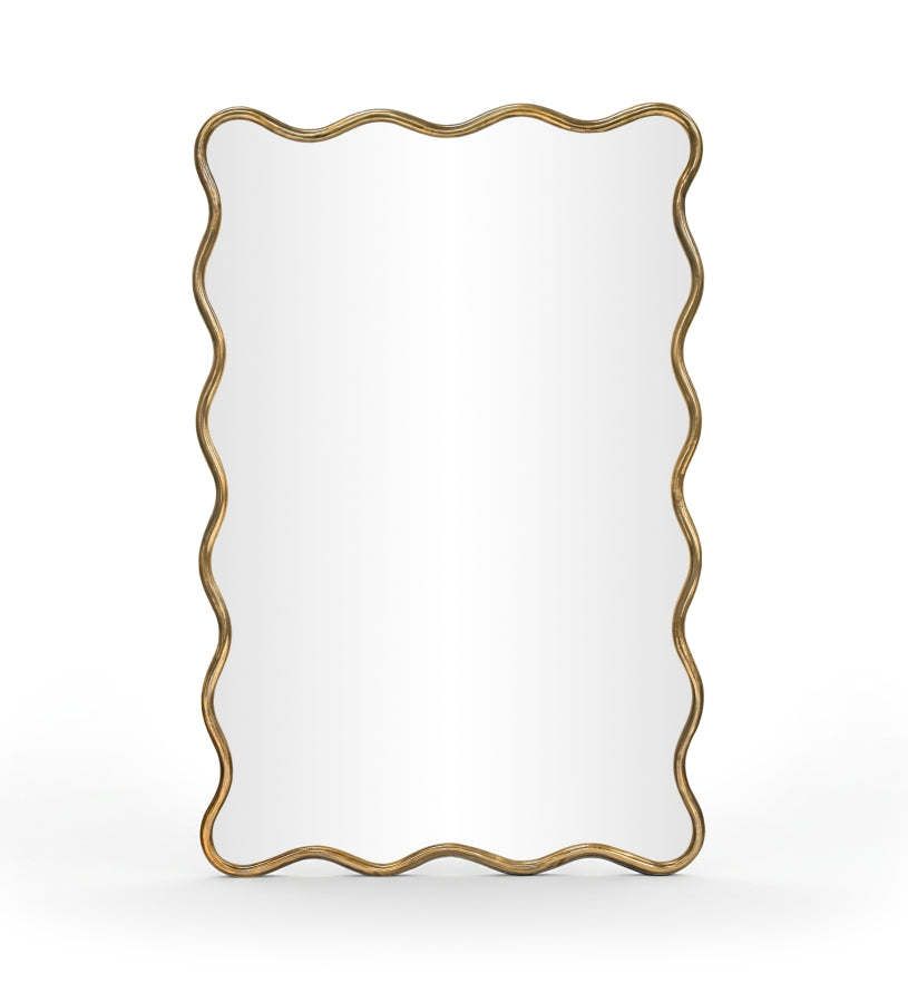 Foundry Iron Framed Mirror - Gold