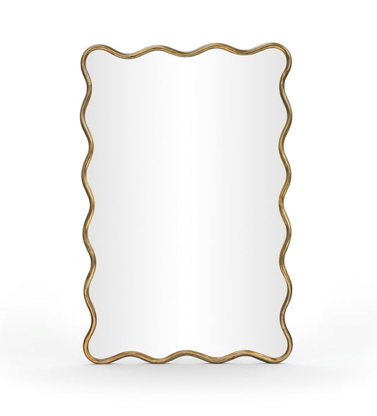 Foundry Iron Framed Mirror - Gold