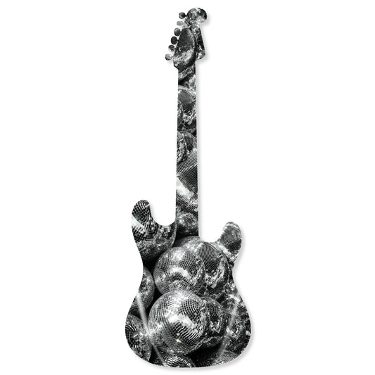 Disco Ball Guitar Diecut