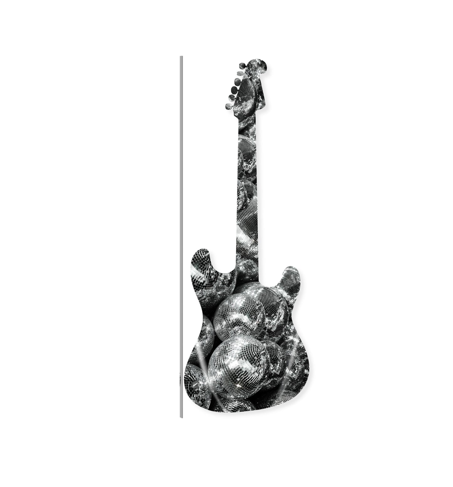 Disco Ball Guitar Diecut
