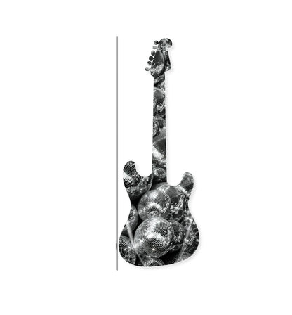 Disco Ball Guitar Diecut