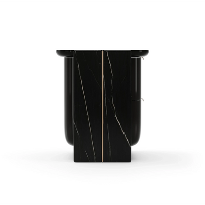 Overlap Small Nightstand Dark