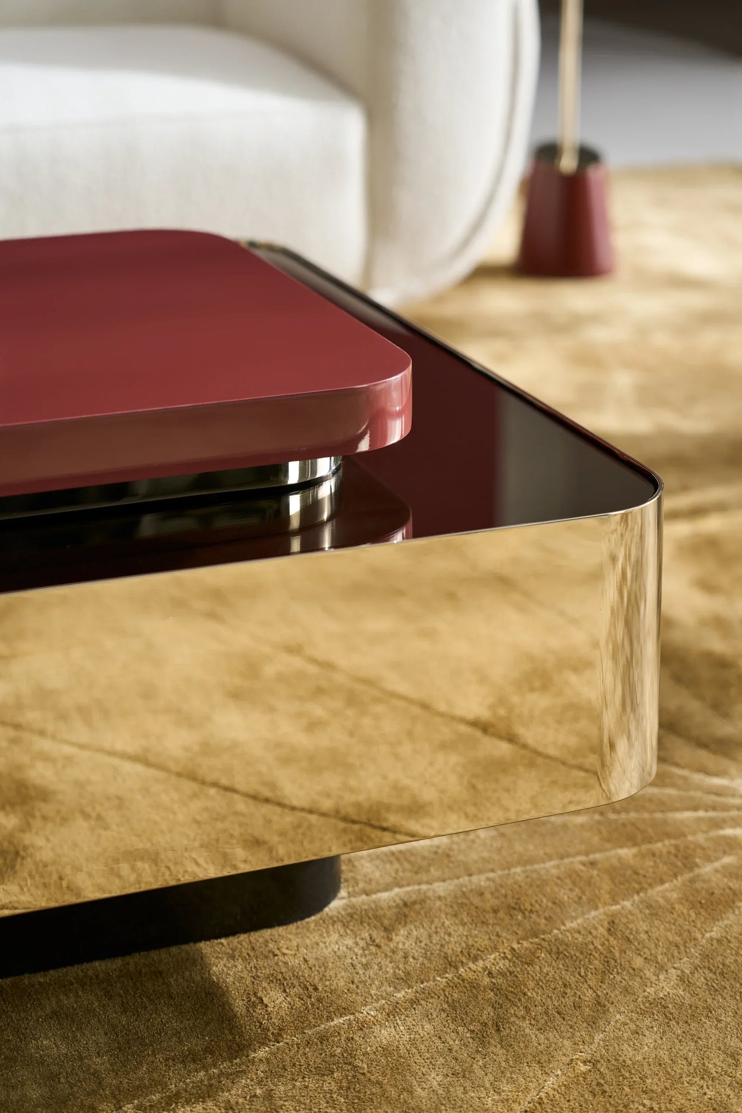 Periphery Cocktail Square Accent Tray