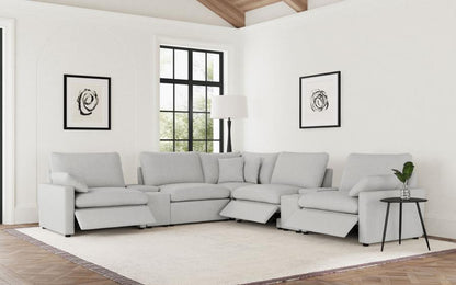 COLLINS MODULAR RAF POWER RECLINER GREY