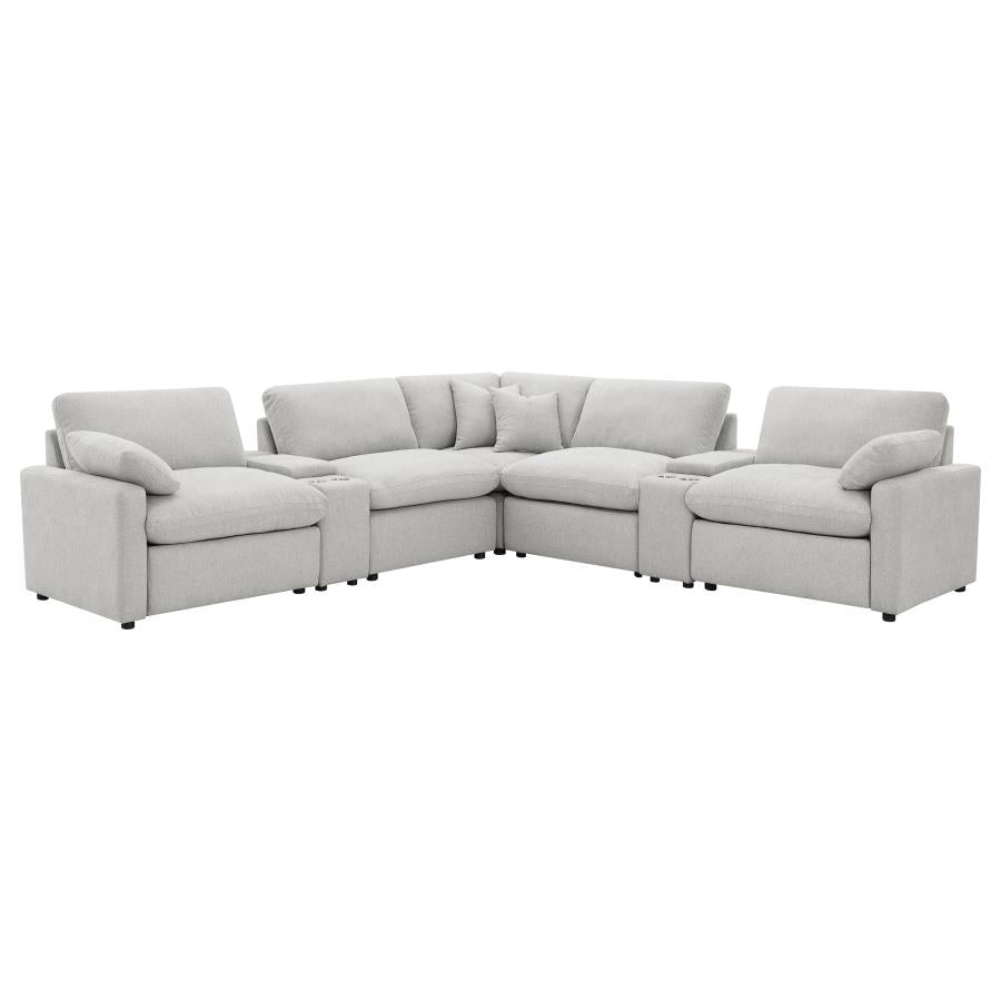 COLLINS MODULAR RAF POWER RECLINER GREY