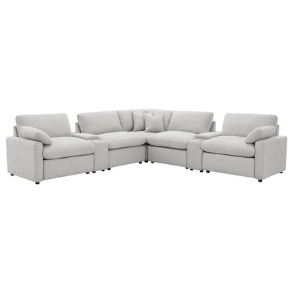 COLLINS MODULAR RAF POWER RECLINER GREY