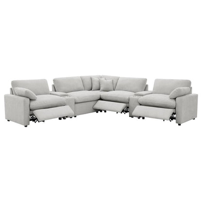 COLLINS MODULAR RAF POWER RECLINER GREY