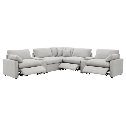 COLLINS MODULAR RAF POWER RECLINER GREY
