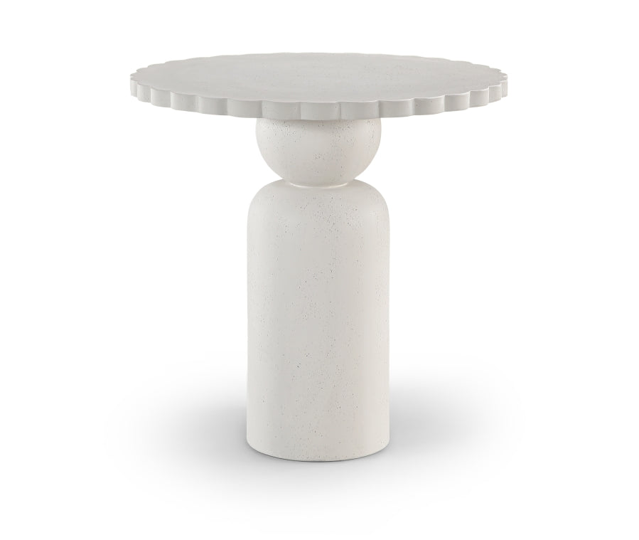 Petalia 36" Concrete Indoor / Outdoor Counter Height Table - Cream