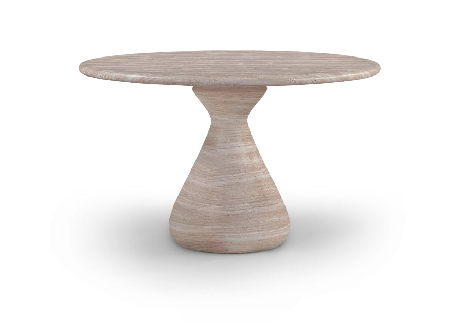 Sano 48" Concrete Indoor / Outdoor Dining Table - Travertine
