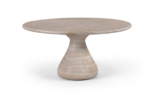Sano 60" Concrete Indoor / Outdoor Dining Table - Travertine