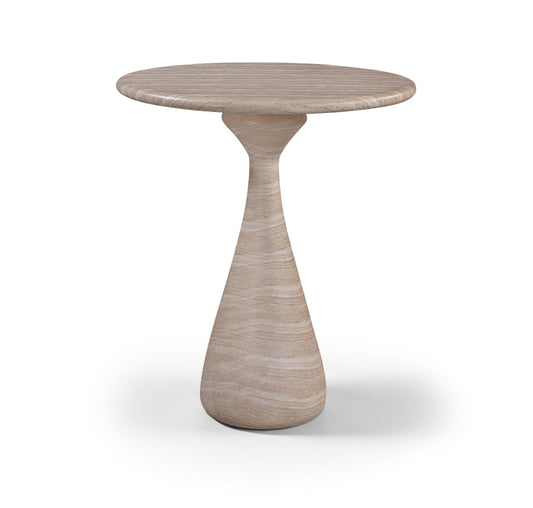 Sano 36" Concrete Indoor / Outdoor Bar Height Table - Travertine