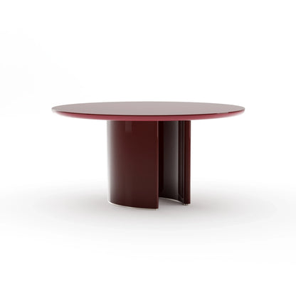 Tobie Round Dining Table - Rouge