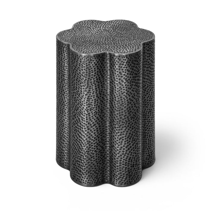 Lotus Iron End Table - Black